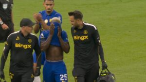 Moises caicedo lesion