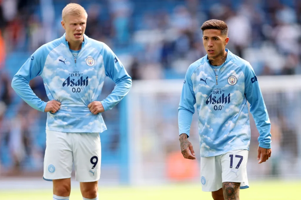 Manchester City debut champions